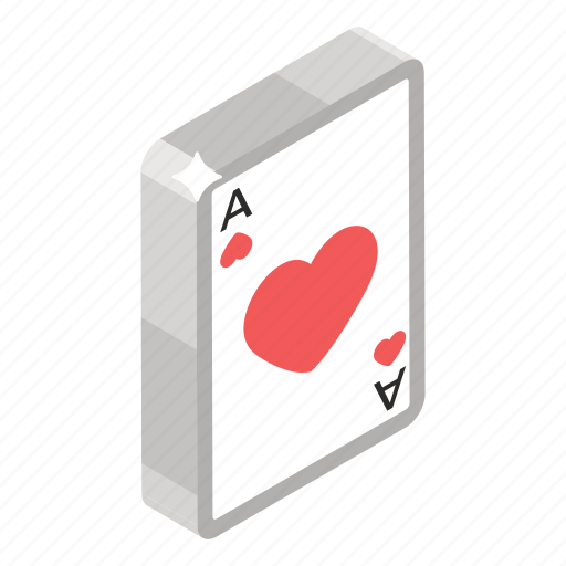 Ace card, ace of heart, casino, gambling, heart card icon - Download on Iconfinder