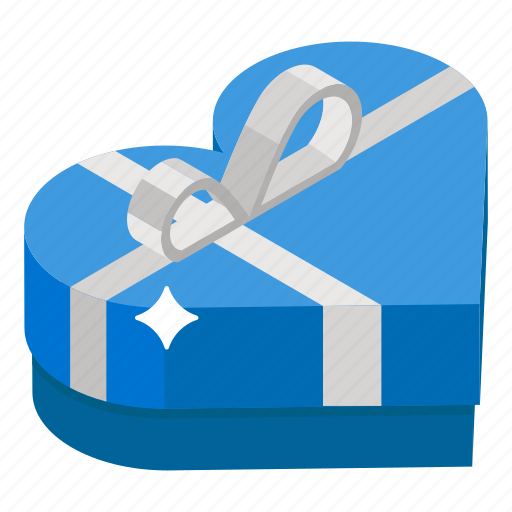 Gift box, heart gift, present, surprise, wrapped gift icon - Download on Iconfinder