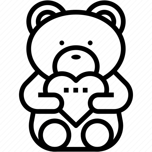 Bear, gift, heart, hug, love, wedding icon - Download on Iconfinder