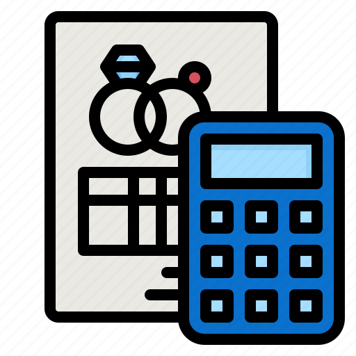 Budget, wedding, love, calculator, cost icon - Download on Iconfinder