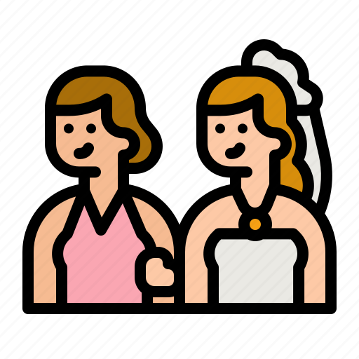 Bridesmaid, love, romance, wedding, woman icon - Download on Iconfinder