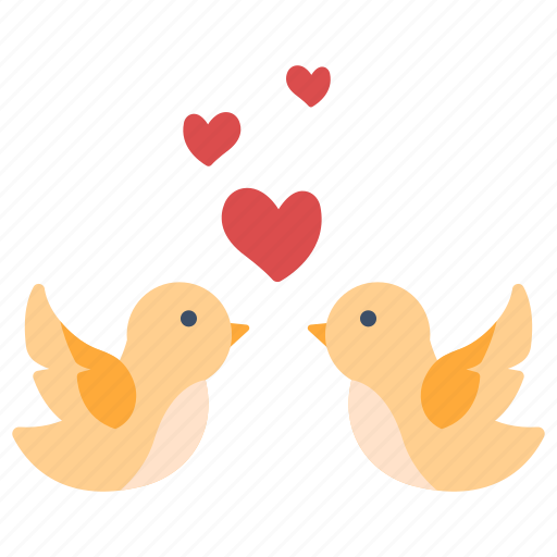 Animal, cartoon, couple, cute, love bird, romantic, together icon -  Download on Iconfinder