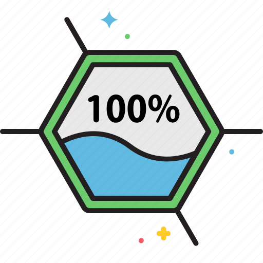 100%, bioavailability, liquid, liquidity, solution, water icon - Download on Iconfinder
