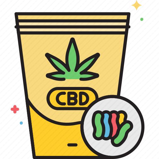 Cannabis, cbd, cbd gummies, gummies, marijuana, weed icon - Download on Iconfinder