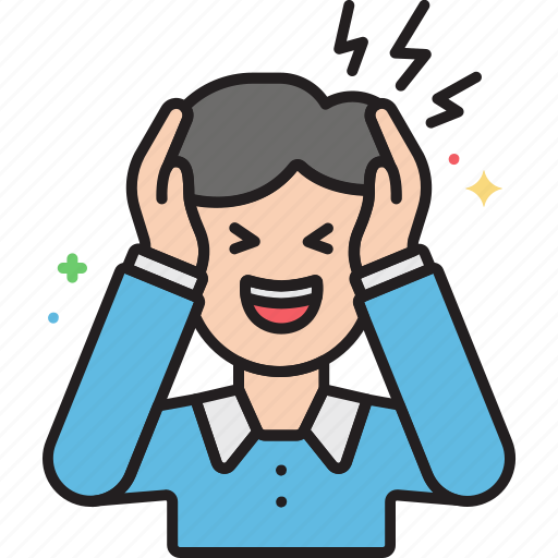 Headache, migraine, stress, stressed, stressed out icon - Download on Iconfinder