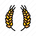 wreath, ears, wheat, grain, bread, harvest