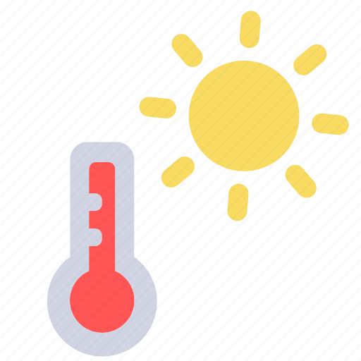 Wheater, hot temperature, hot weather, summer, weather forecast icon - Download on Iconfinder