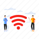 boys, wireless, internet, phnoes, connections