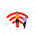 wifi, data, connection, internet, signal