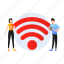wireless, signals, data, connection, network 