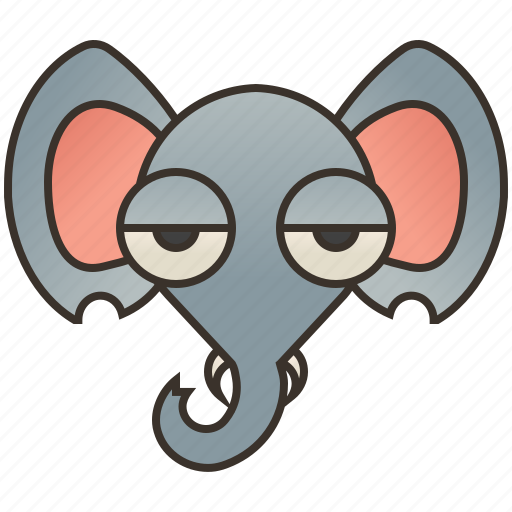 Elephant, ivory, mammal, trunk, wildlife icon - Download on Iconfinder