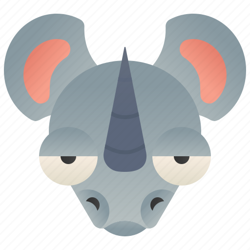 Africa, endangered, horn, rhino, wildlife icon - Download on Iconfinder