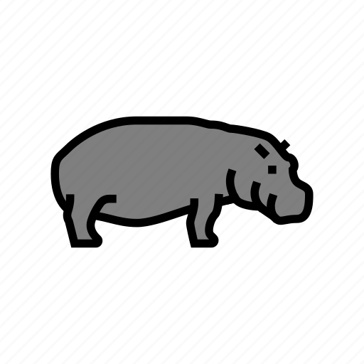 Hippopotamus, wild, animal, animals, bugs, birds icon - Download on Iconfinder