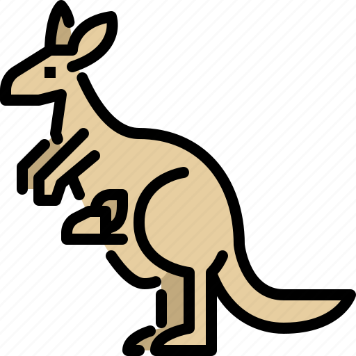 Animal, australia, jungle, kangaroo, nature, wildlife, zoo icon - Download on Iconfinder
