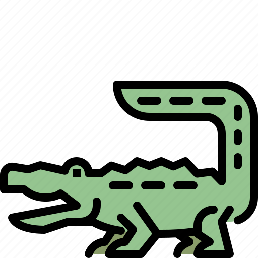 Alligatlor, animal, crocodile, jungle, nature, wildlife, zoo icon - Download on Iconfinder