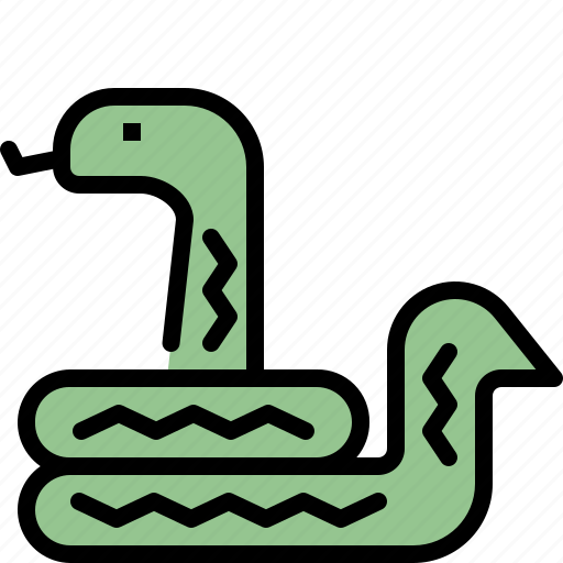 Animal, jungle, nature, snake, wildlife, zoo icon - Download on Iconfinder