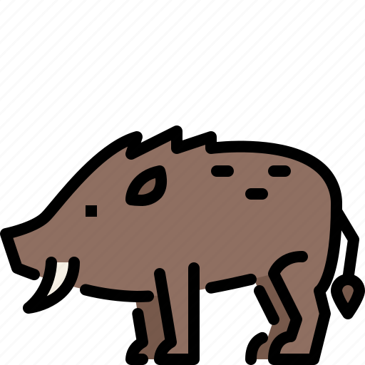 Animal, boar, jungle, nature, wild, wildlife, zoo icon - Download on Iconfinder