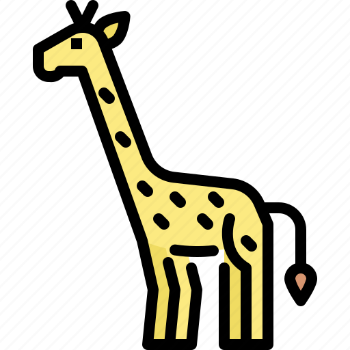 Animal, giraffe, jungle, nature, wildlife, zoo icon - Download on Iconfinder