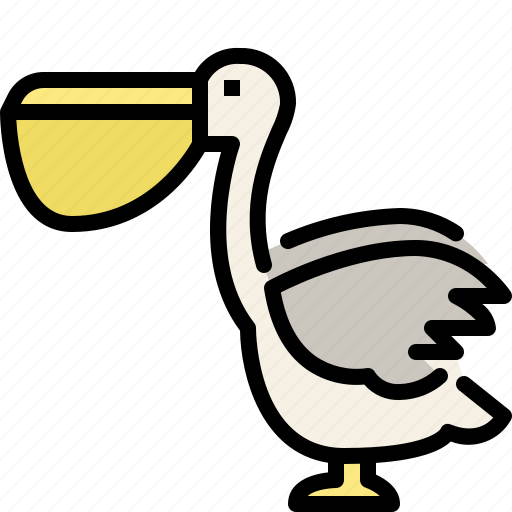 Animal, jungle, nature, pelican, wildlife, zoo icon - Download on Iconfinder