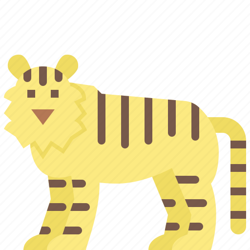 Animal, jungle, nature, tiger, wildlife, zoo icon - Download on Iconfinder
