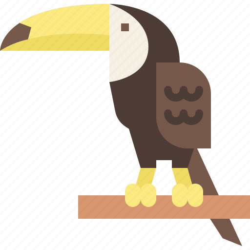 Animal, jungle, nature, toucan, tropical, wildlife, zoo icon - Download on Iconfinder