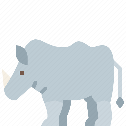 Animal, jungle, nature, rhino, wildlife, zoo icon - Download on Iconfinder