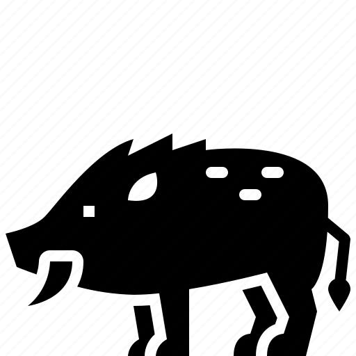 Animal, boar, jungle, nature, wild, wildlife, zoo icon - Download on Iconfinder