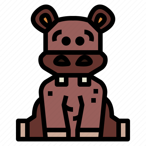 Animal, hippopotamus, mammal, wildlife icon - Download on Iconfinder