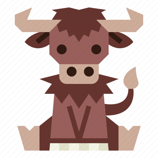 Animal, bison, mammal, wildlife icon - Download on Iconfinder