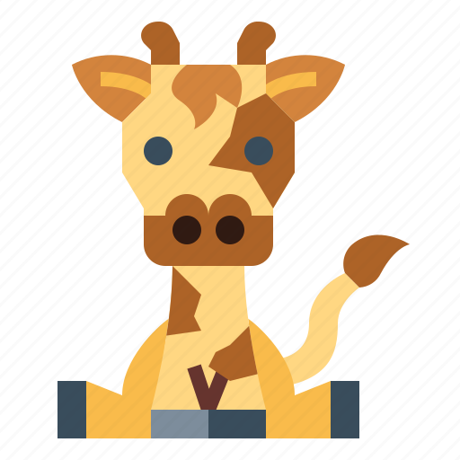 Animal, giraffe, mammal, zoo icon - Download on Iconfinder