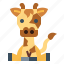 animal, giraffe, mammal, zoo 