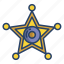 sheriff, badge 