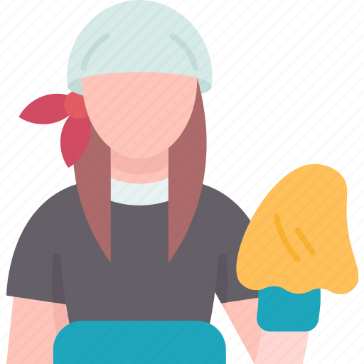 Cleaner, window, housekeeping, housemaid, service icon - Download on Iconfinder