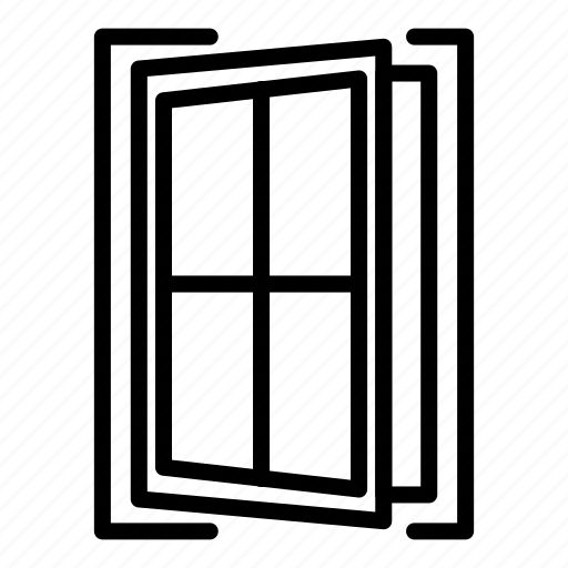Border, cross, flower, frame, logo, silhouette, window icon - Download on Iconfinder