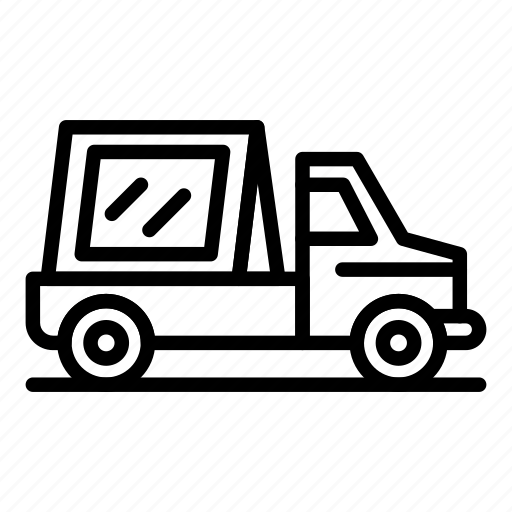 Business, car, frame, installation, truck, water, window icon - Download on Iconfinder