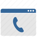 call, online, phone, ui, window