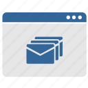 letters, mailbox, message, ui, window
