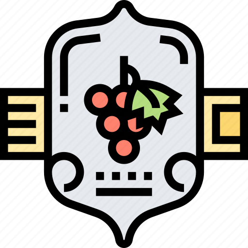 Label, brand, product, wine, quality icon - Download on Iconfinder