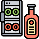 wine, cooler, refrigerator, cellar, bottle