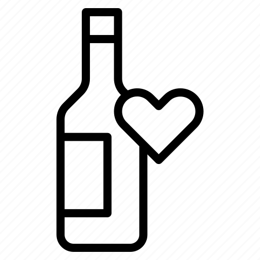 Wine, bottle, alcohol, cocktail, champagne, drink, glass icon - Download on Iconfinder