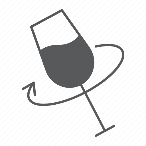 Wine, glass, swirl, rotate, drink, alcohol, tasting icon - Download on Iconfinder