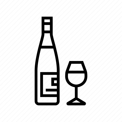 Zinfandel, red, wine, glass, alcohol, bottle, drink icon - Download on Iconfinder