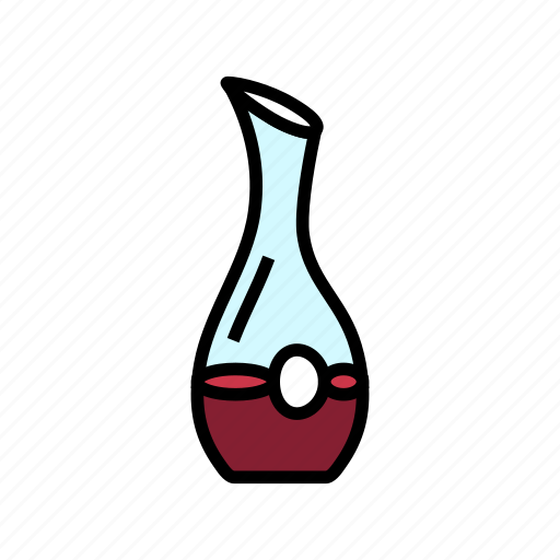 Decanter, wine, glass, alcohol, red, bottle icon - Download on Iconfinder