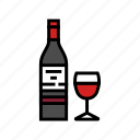 malbec, red, wine, glass, alcohol, bottle