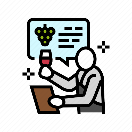Sommelier, profession, wine, glass, alcohol, red icon - Download on Iconfinder