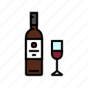 syrah, red, wine, glass, alcohol, bottle