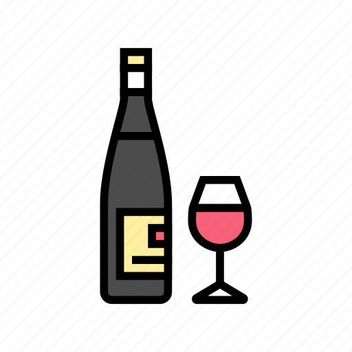 Zinfandel, red, wine, glass, alcohol, bottle icon - Download on Iconfinder