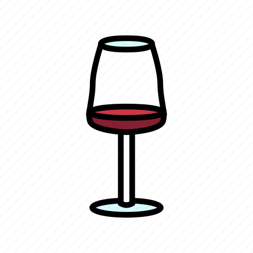 Red, wine, glass, drink, alcohol, cup icon - Download on Iconfinder