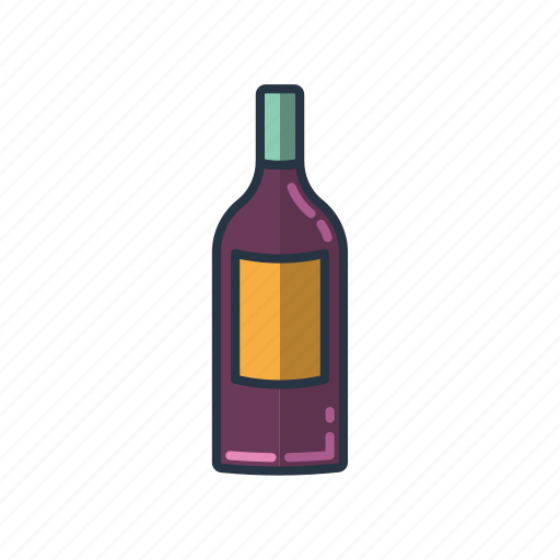 Bottle, dinner, drinking, glasses, restaurant, vinery, wine icon - Download on Iconfinder