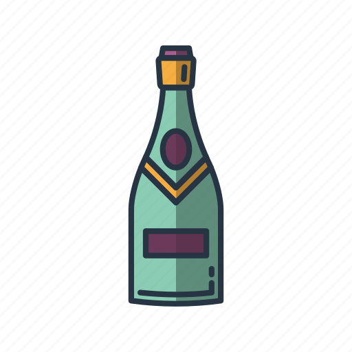 Bottle, celebrating, champagne, cheers, drinking, party, wine icon - Download on Iconfinder